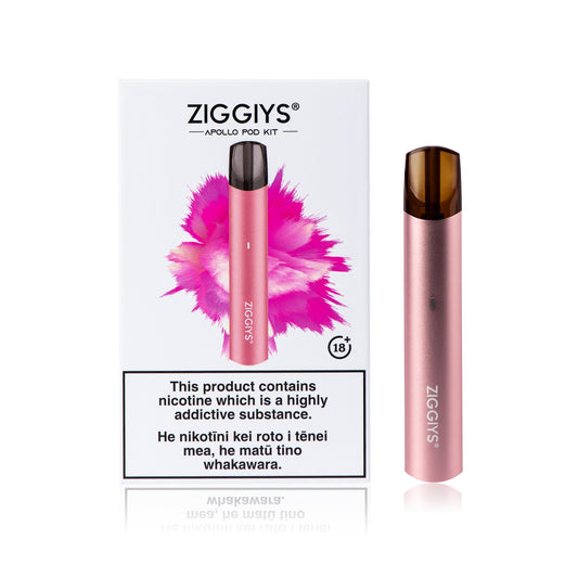 Ziggiys Apollo Pod System - Pink Carton of 10