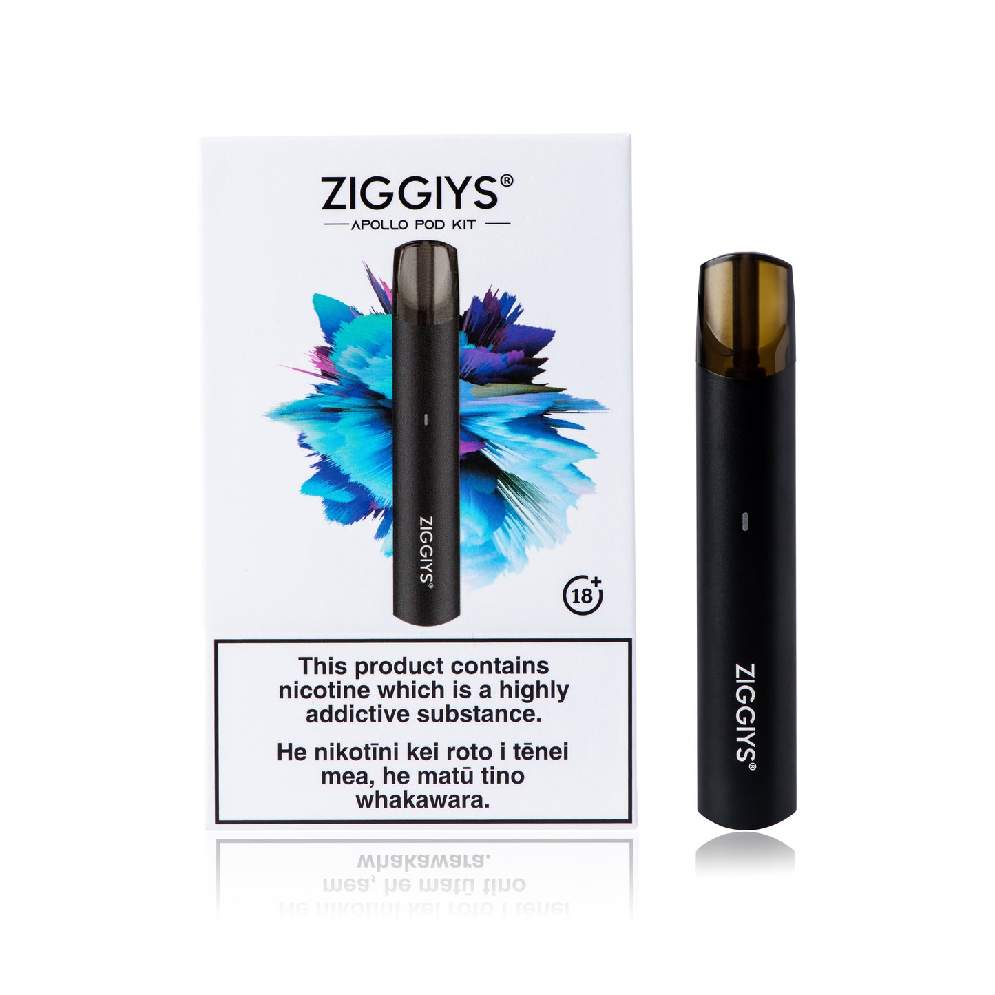 Ziggiys Apollo Pod System - Black Carton of 10